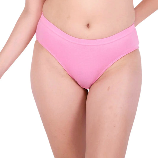 Baby Pink Daily Wear Panties Front View Gossip Lingerie By Leymor