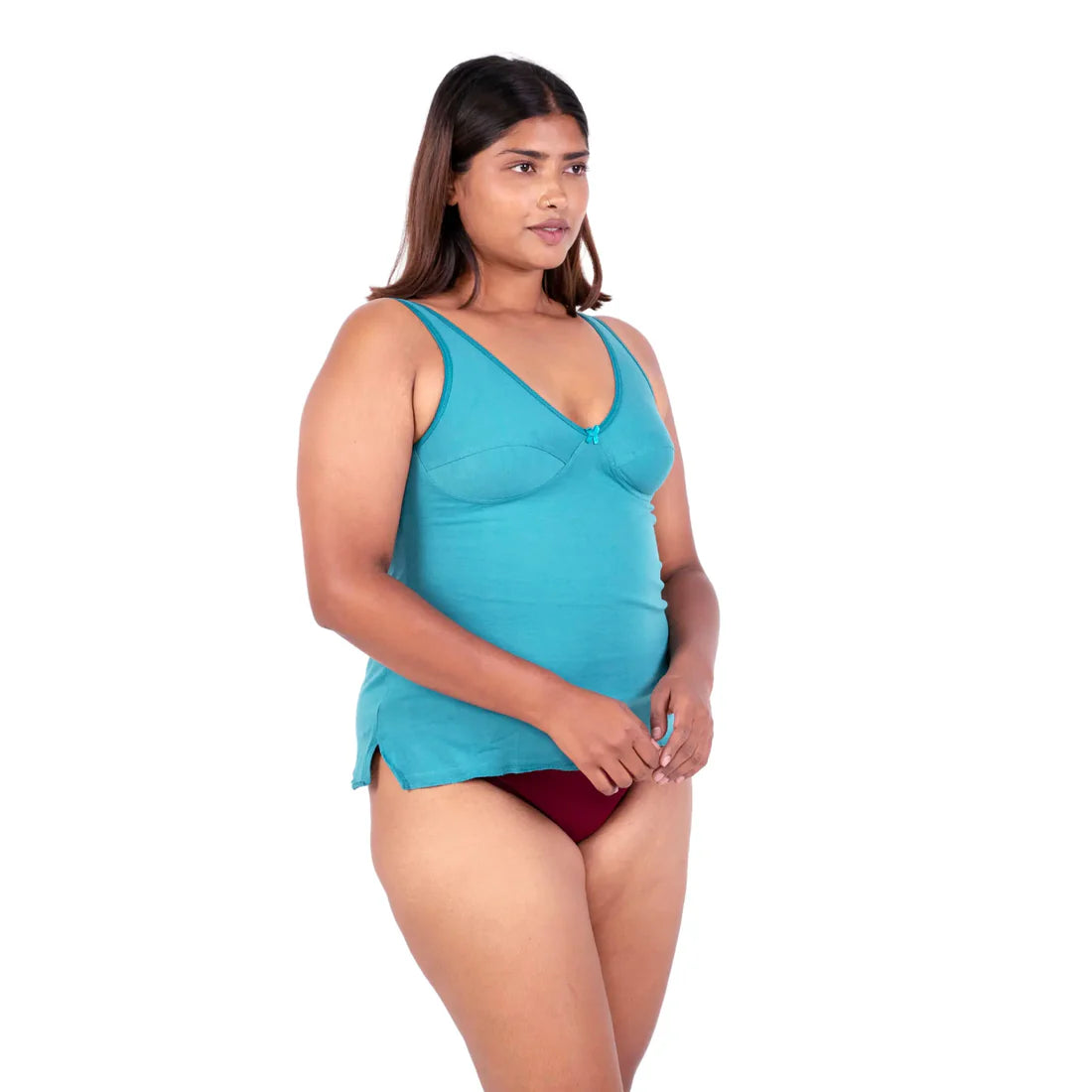 Camisole with Cups for Plus Size – Earthy Elegance